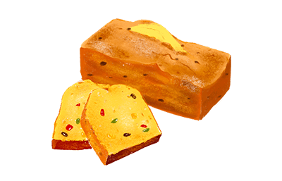 常温のパウンドケーキを